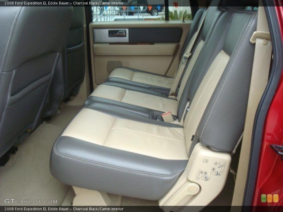 Charcoal Black/Camel Interior Photo for the 2008 Ford Expedition EL Eddie Bauer #44290020