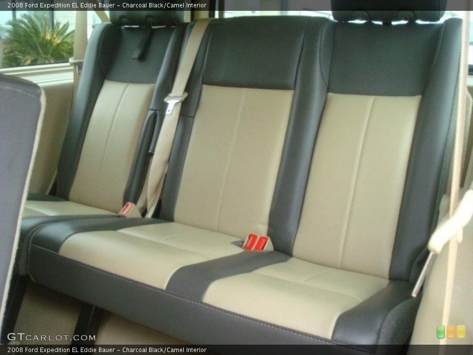 Charcoal Black/Camel Interior Photo for the 2008 Ford Expedition EL Eddie Bauer #44290028