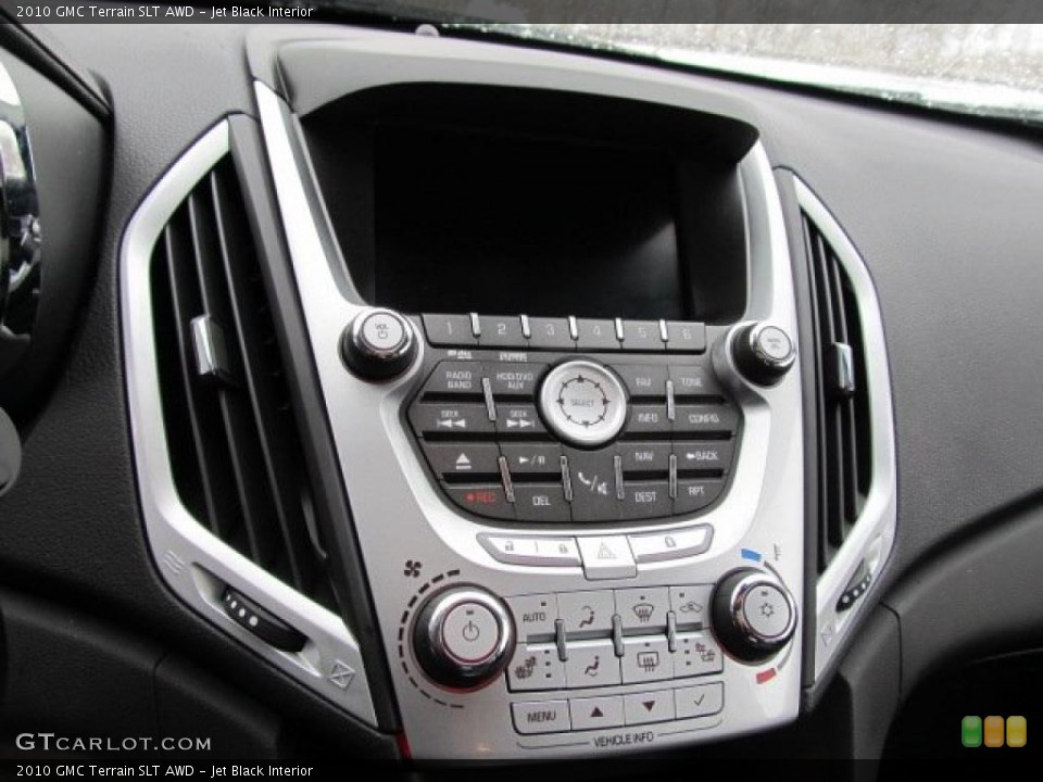 Jet Black Interior Controls for the 2010 GMC Terrain SLT AWD #44292236