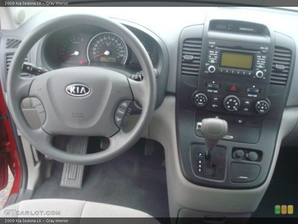 Gray Interior Dashboard for the 2009 Kia Sedona LX #44297414