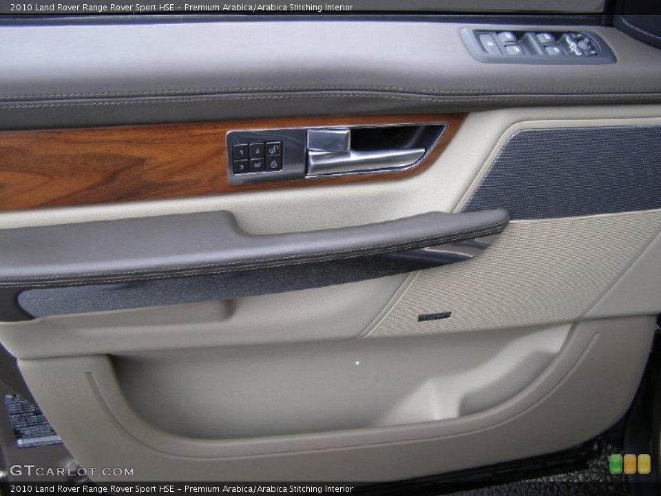 Premium Arabica/Arabica Stitching Interior Door Panel for the 2010 Land Rover Range Rover Sport HSE #44298558