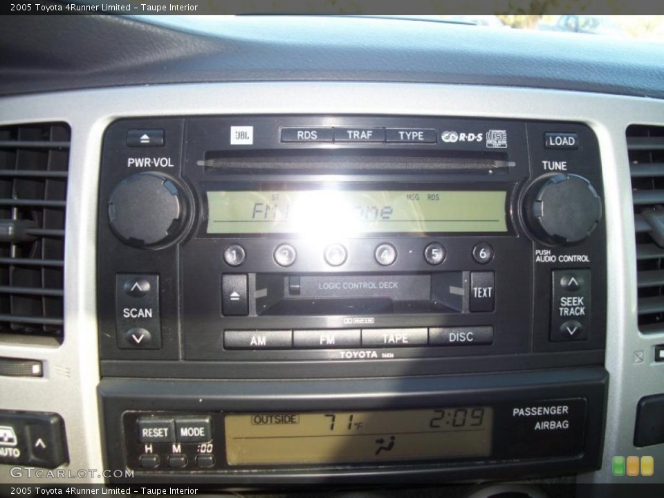 Taupe Interior Controls for the 2005 Toyota 4Runner Limited #44300363