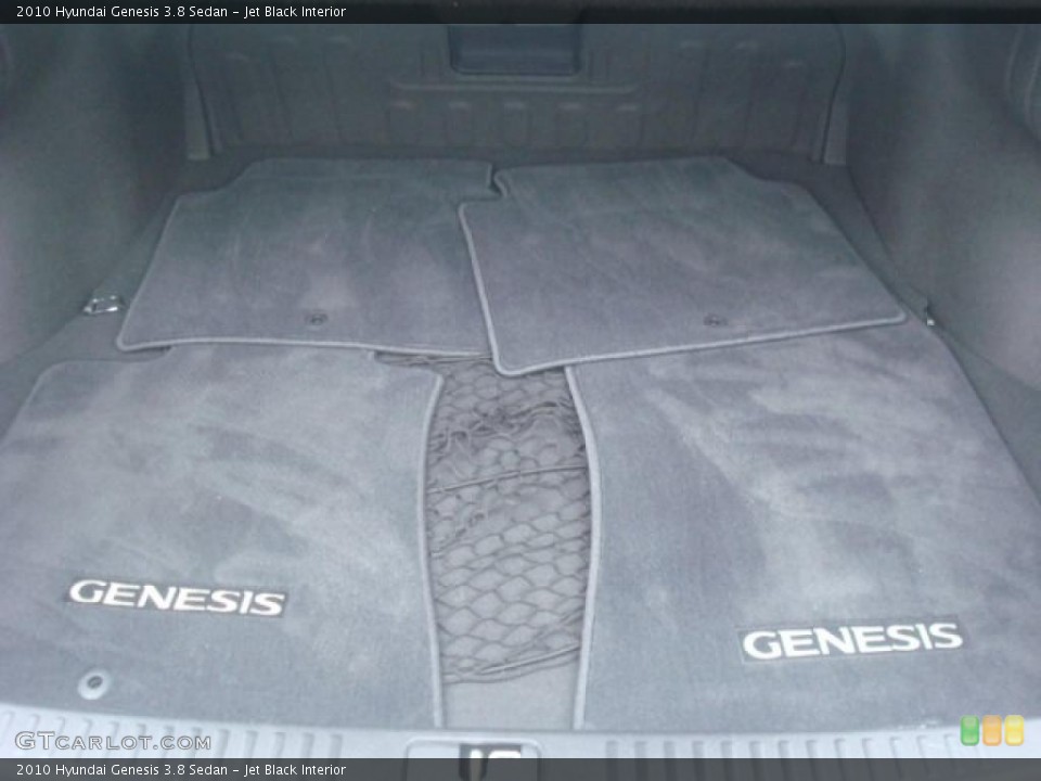 Jet Black Interior Trunk for the 2010 Hyundai Genesis 3.8 Sedan #44300963