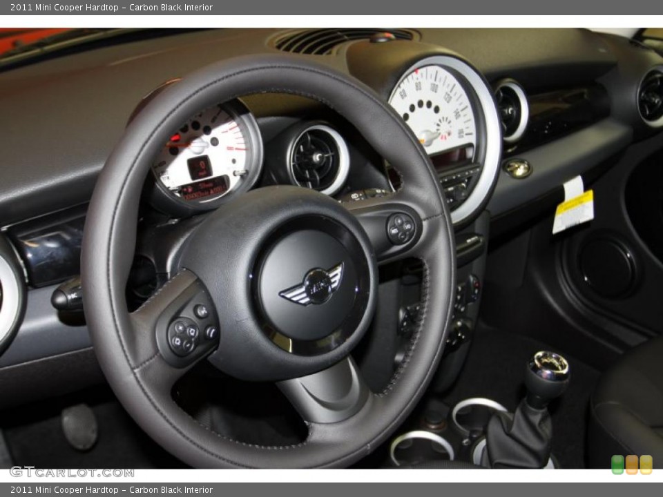 Carbon Black Interior Steering Wheel for the 2011 Mini Cooper Hardtop #44304367