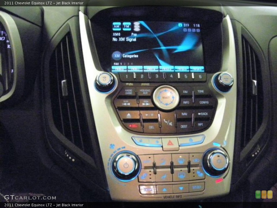 Jet Black Interior Controls for the 2011 Chevrolet Equinox LTZ #44312115