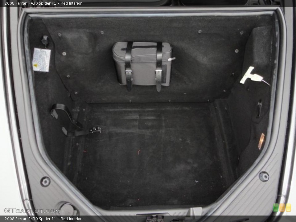 Red Interior Trunk for the 2008 Ferrari F430 Spider F1 #44317529