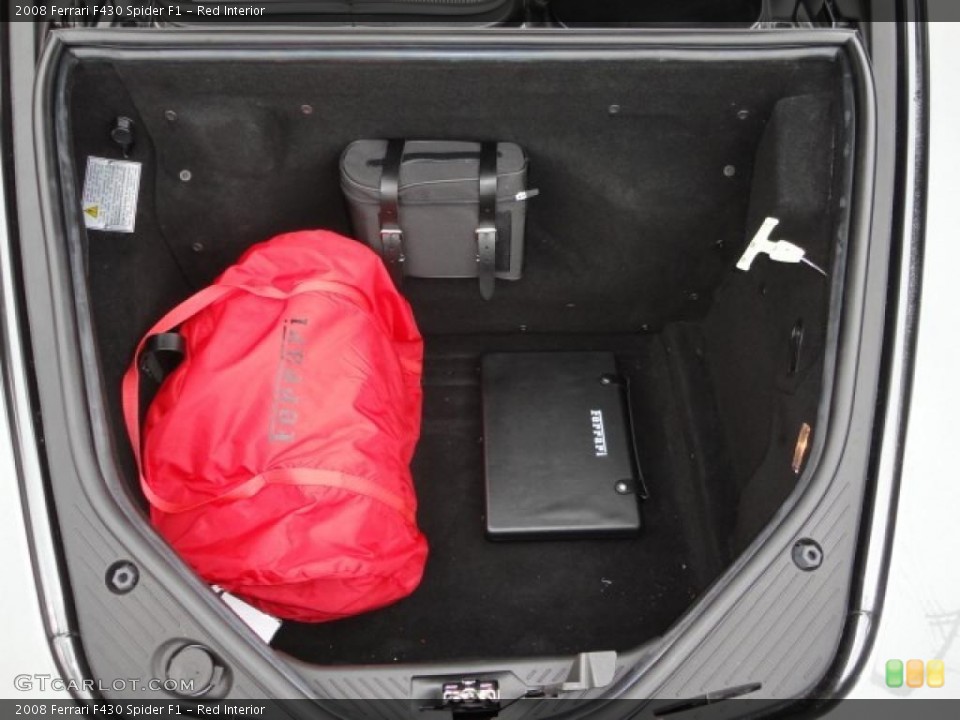 Red Interior Trunk for the 2008 Ferrari F430 Spider F1 #44317549