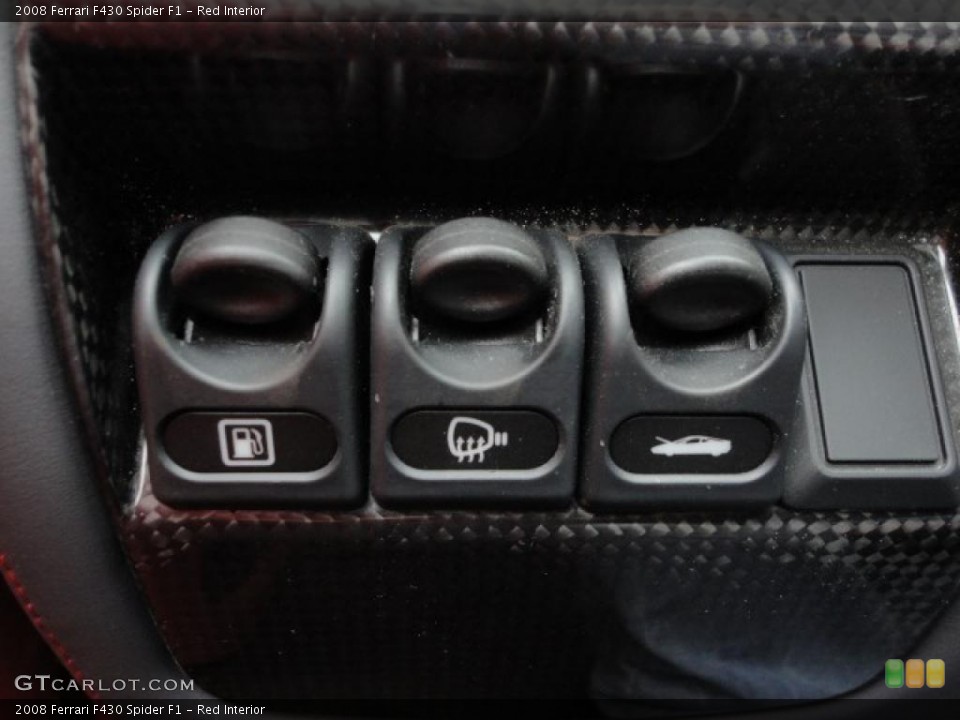 Red Interior Controls for the 2008 Ferrari F430 Spider F1 #44317881