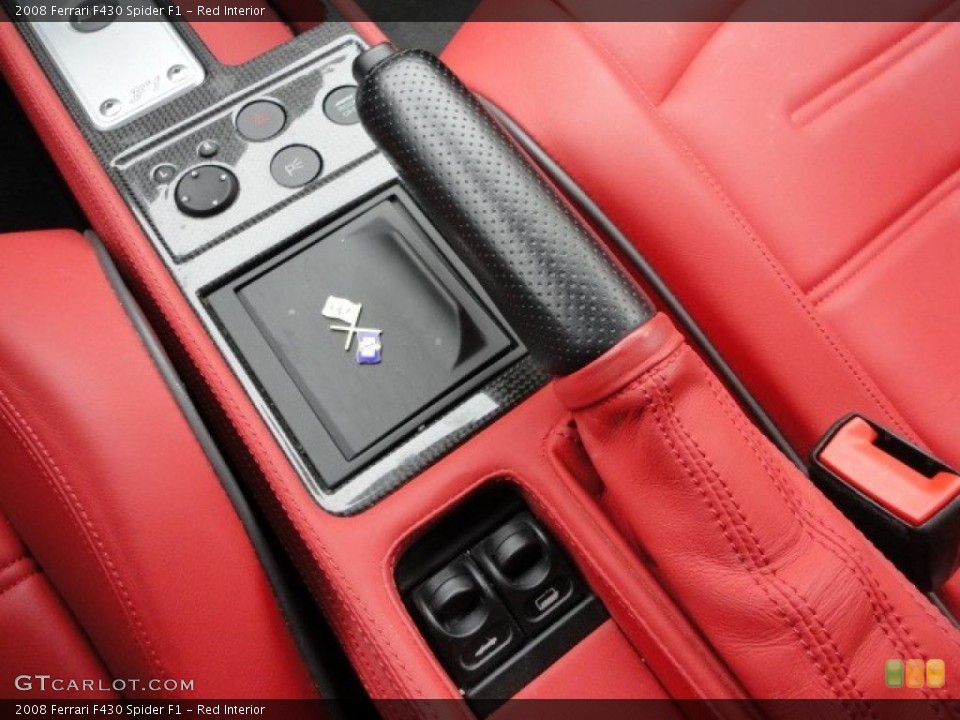 Red Interior Controls for the 2008 Ferrari F430 Spider F1 #44317929