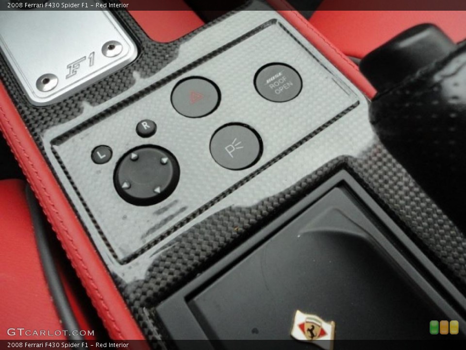 Red Interior Controls for the 2008 Ferrari F430 Spider F1 #44317945