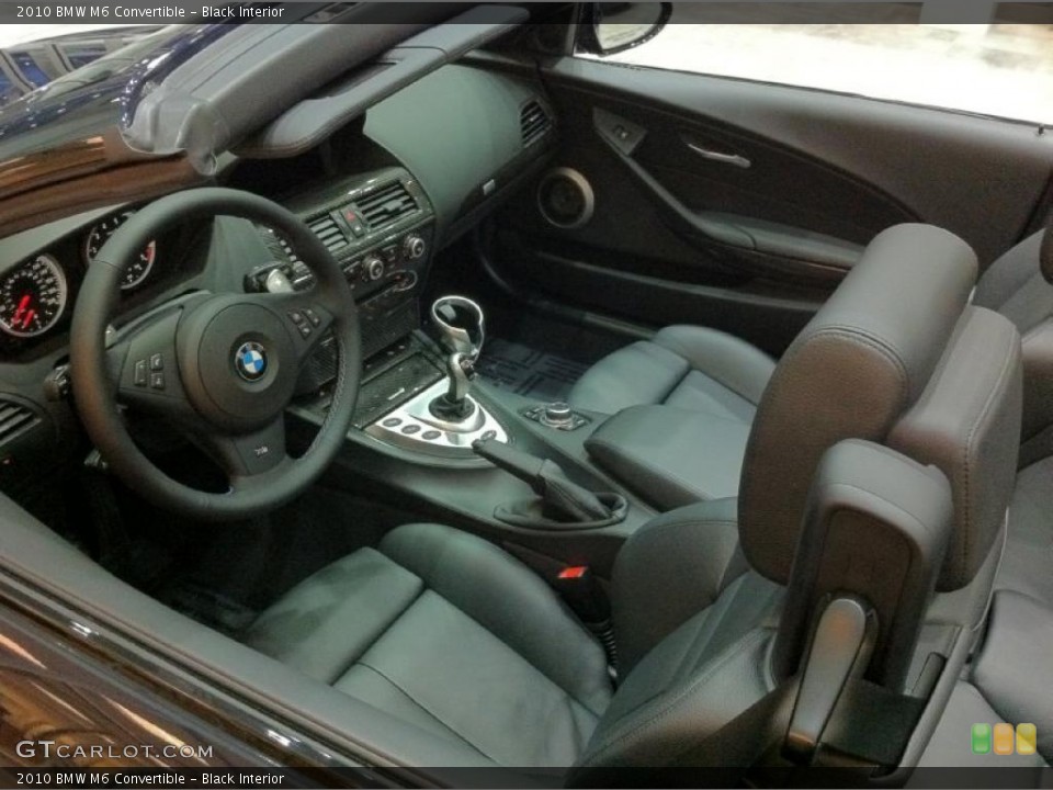 Black Interior Photo for the 2010 BMW M6 Convertible #44319553