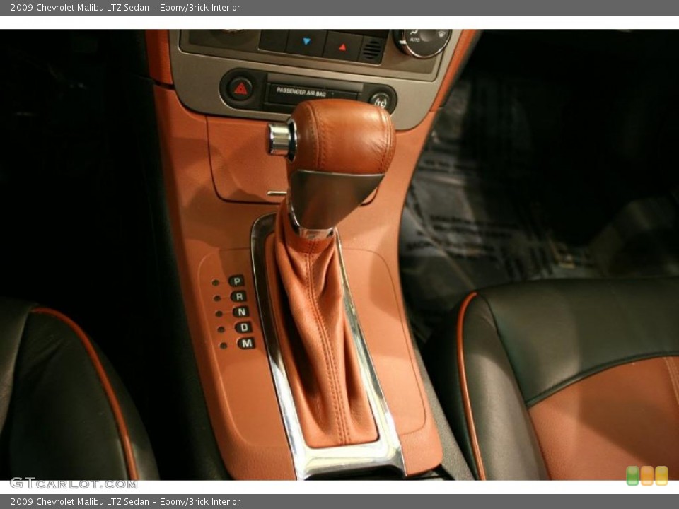 Ebony/Brick Interior Transmission for the 2009 Chevrolet Malibu LTZ Sedan #44320105