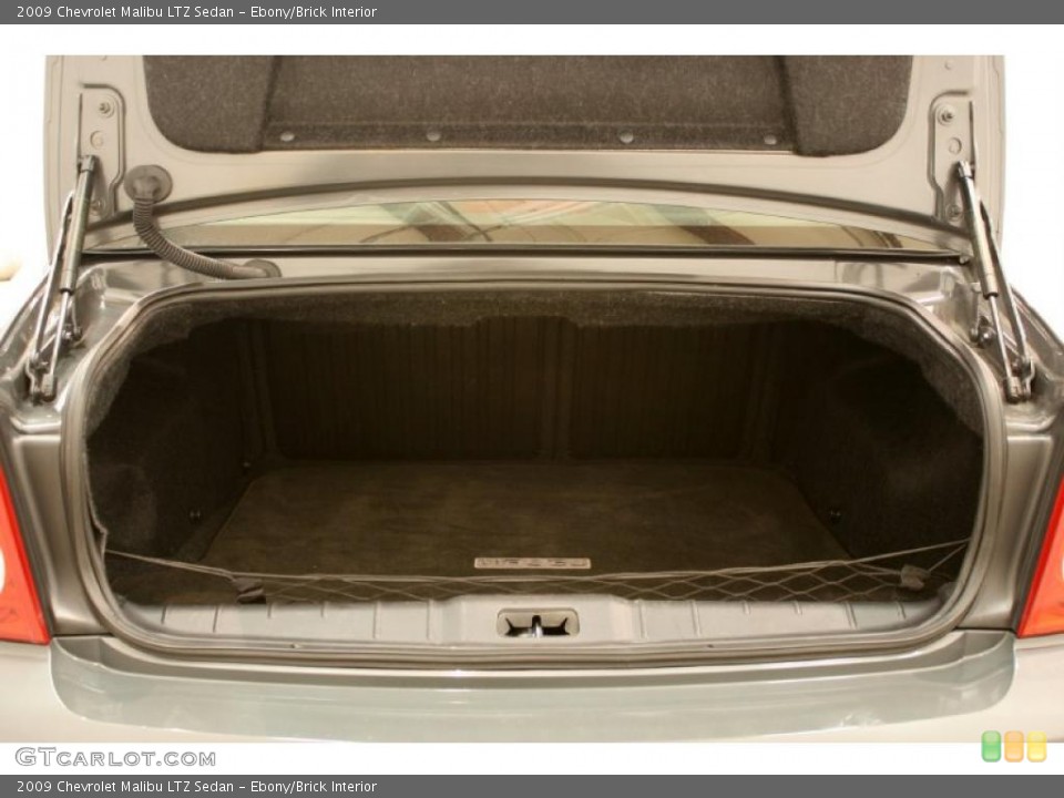 Ebony/Brick Interior Trunk for the 2009 Chevrolet Malibu LTZ Sedan #44320178