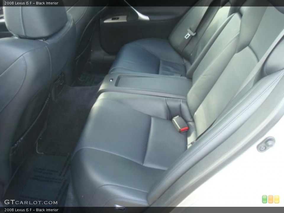 Black Interior Photo for the 2008 Lexus IS F #44320241