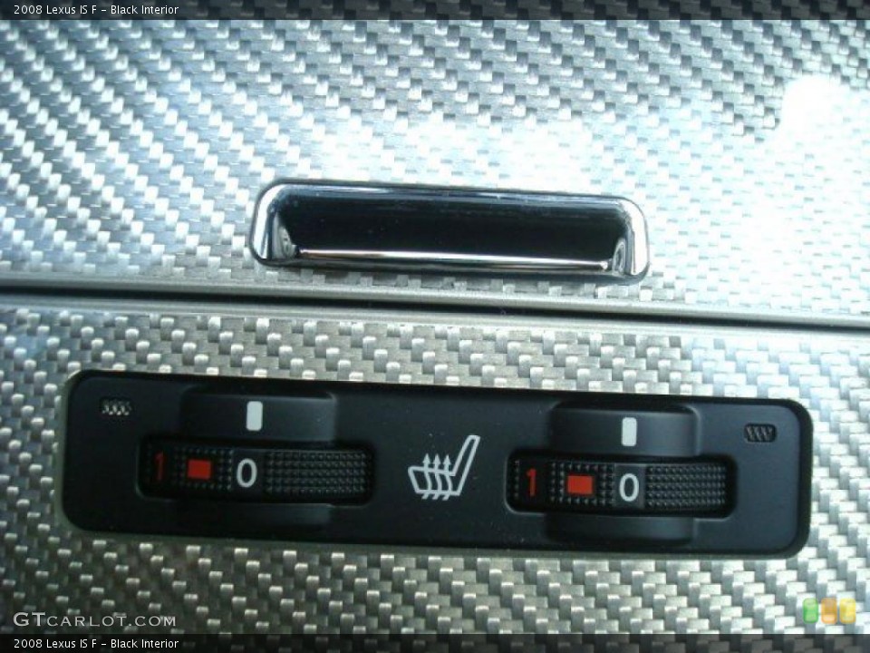 Black Interior Controls for the 2008 Lexus IS F #44320449