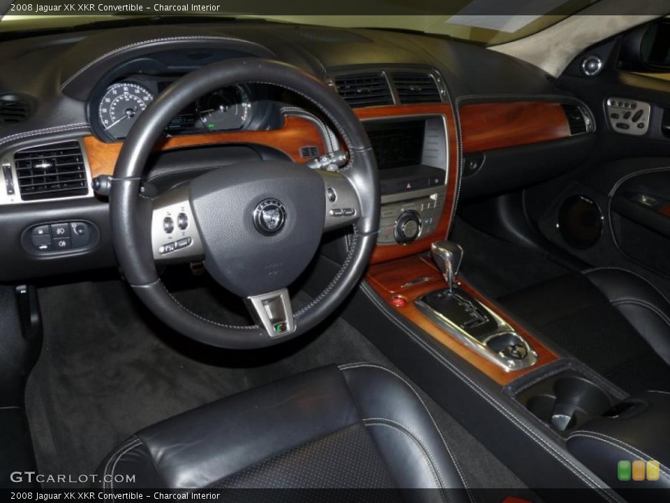 Charcoal Interior Prime Interior for the 2008 Jaguar XK XKR Convertible #44323657
