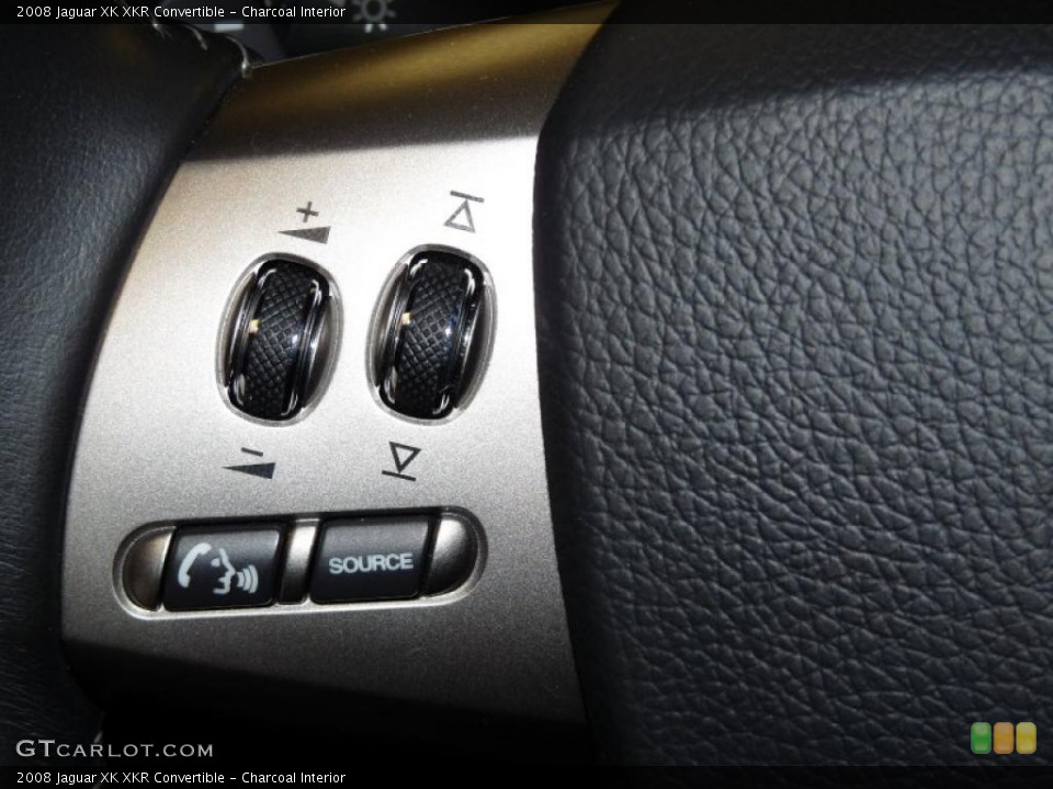 Charcoal Interior Controls for the 2008 Jaguar XK XKR Convertible #44323769