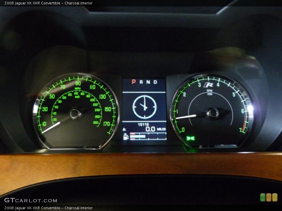 Charcoal Interior Gauges for the 2008 Jaguar XK XKR Convertible #44323801