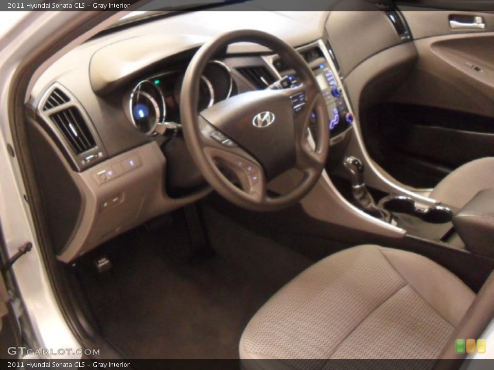 Gray Interior Prime Interior for the 2011 Hyundai Sonata GLS #44326681