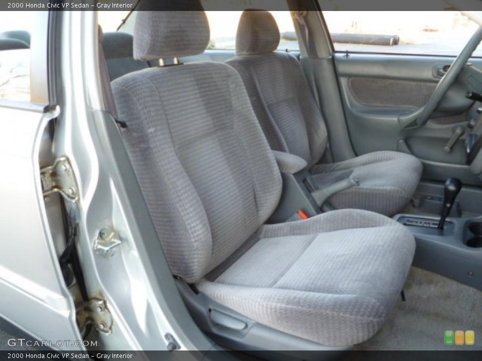 Gray Interior Photo for the 2000 Honda Civic VP Sedan #44326922