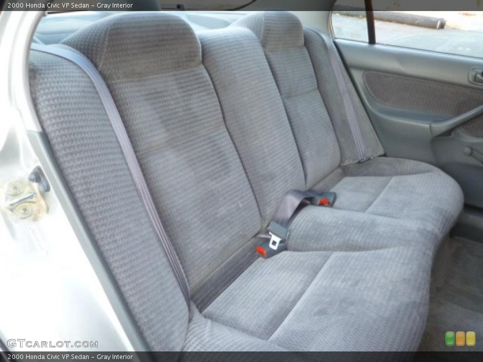 Gray Interior Photo for the 2000 Honda Civic VP Sedan #44327001