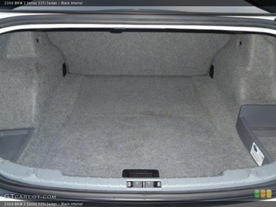 Black Interior Trunk for the 2009 BMW 3 Series 335i Sedan #44331766