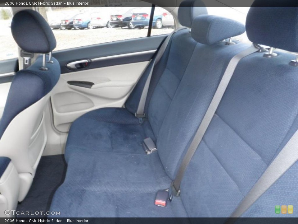 Blue Interior Photo for the 2006 Honda Civic Hybrid Sedan #44332830