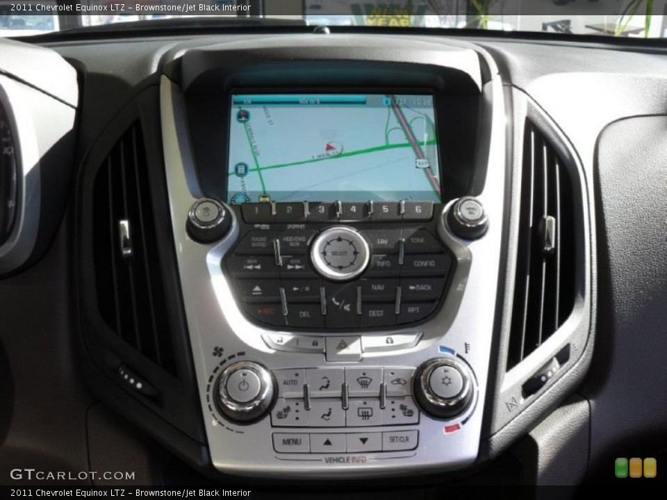Brownstone/Jet Black Interior Controls for the 2011 Chevrolet Equinox LTZ #44335966