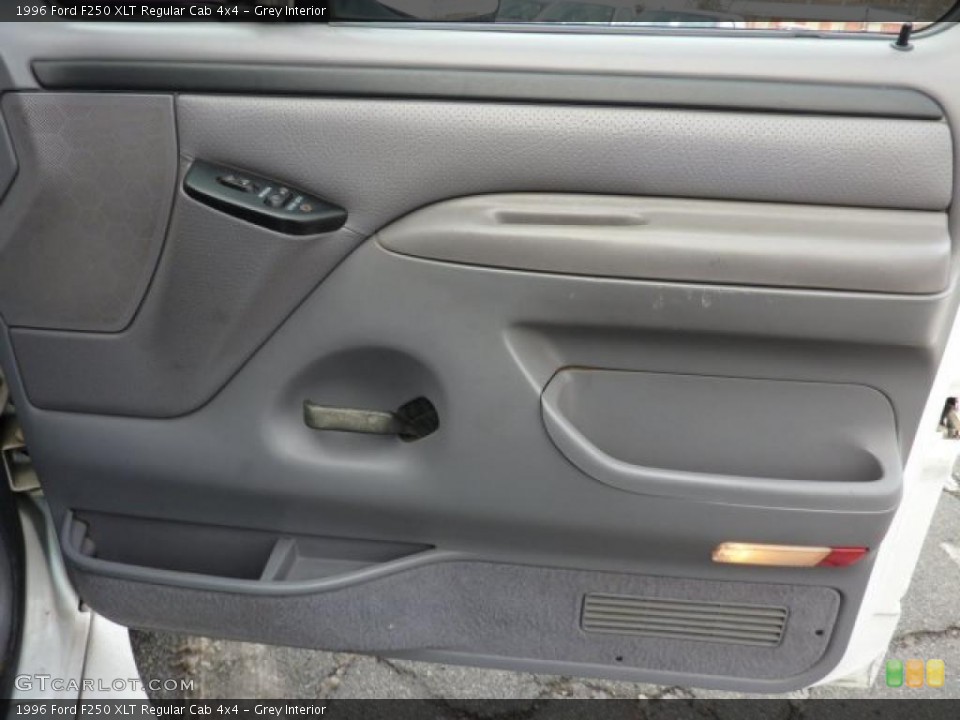 Grey Interior Door Panel for the 1996 Ford F250 XLT Regular Cab 4x4 #44337822