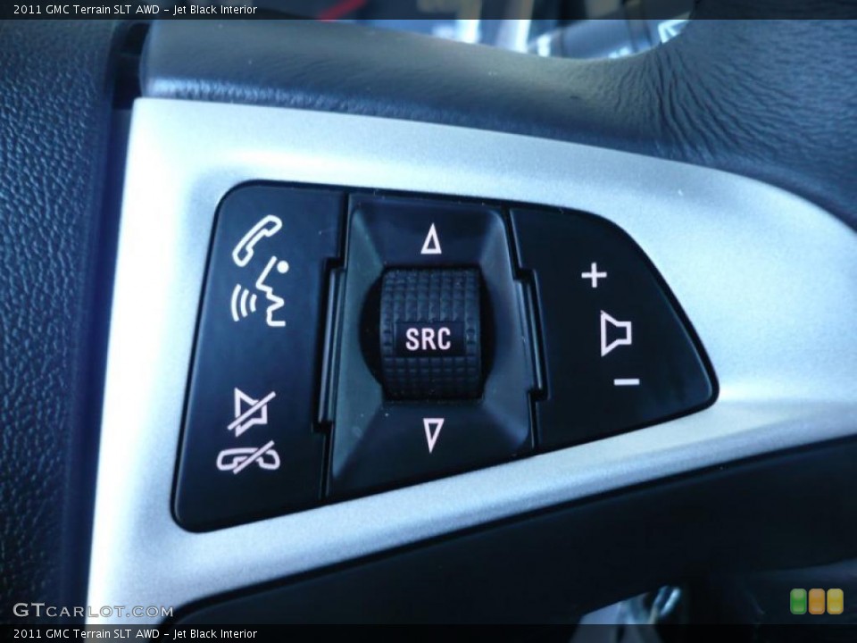 Jet Black Interior Controls for the 2011 GMC Terrain SLT AWD #44341422