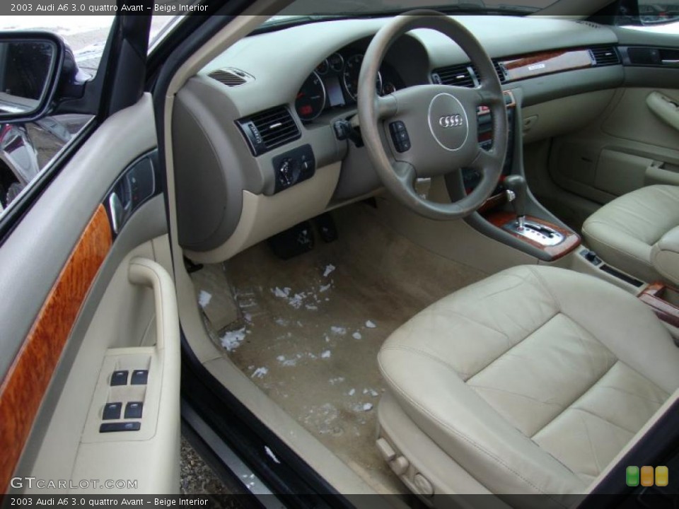 Beige Interior Prime Interior for the 2003 Audi A6 3.0 quattro Avant #44344326