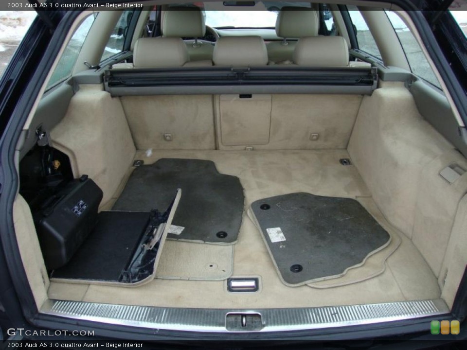 Beige Interior Trunk for the 2003 Audi A6 3.0 quattro Avant #44344714