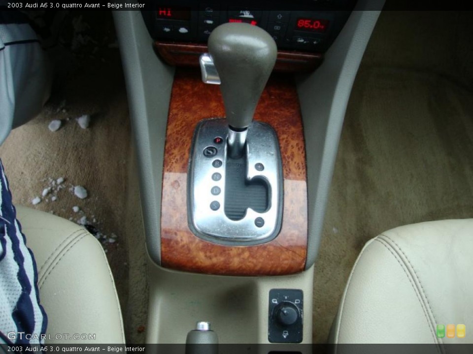 Beige Interior Transmission for the 2003 Audi A6 3.0 quattro Avant #44344946