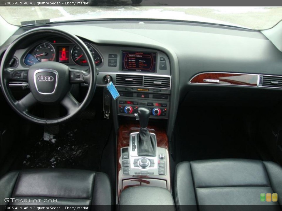 Ebony Interior Dashboard for the 2006 Audi A6 4.2 quattro Sedan #44349806