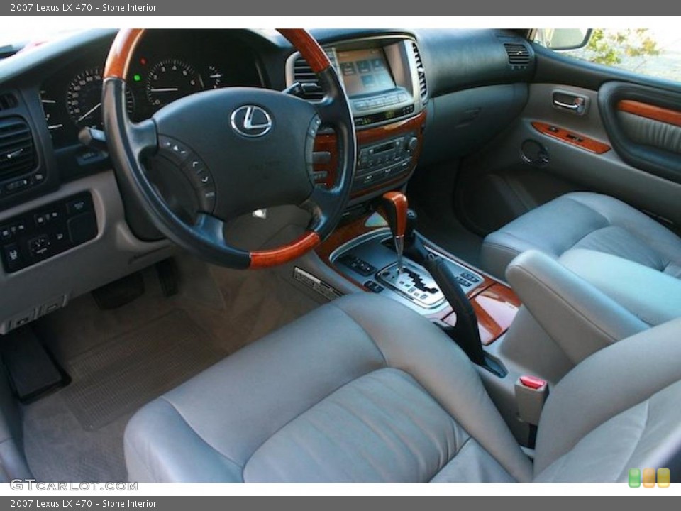 Stone Interior Prime Interior for the 2007 Lexus LX 470 #44351246
