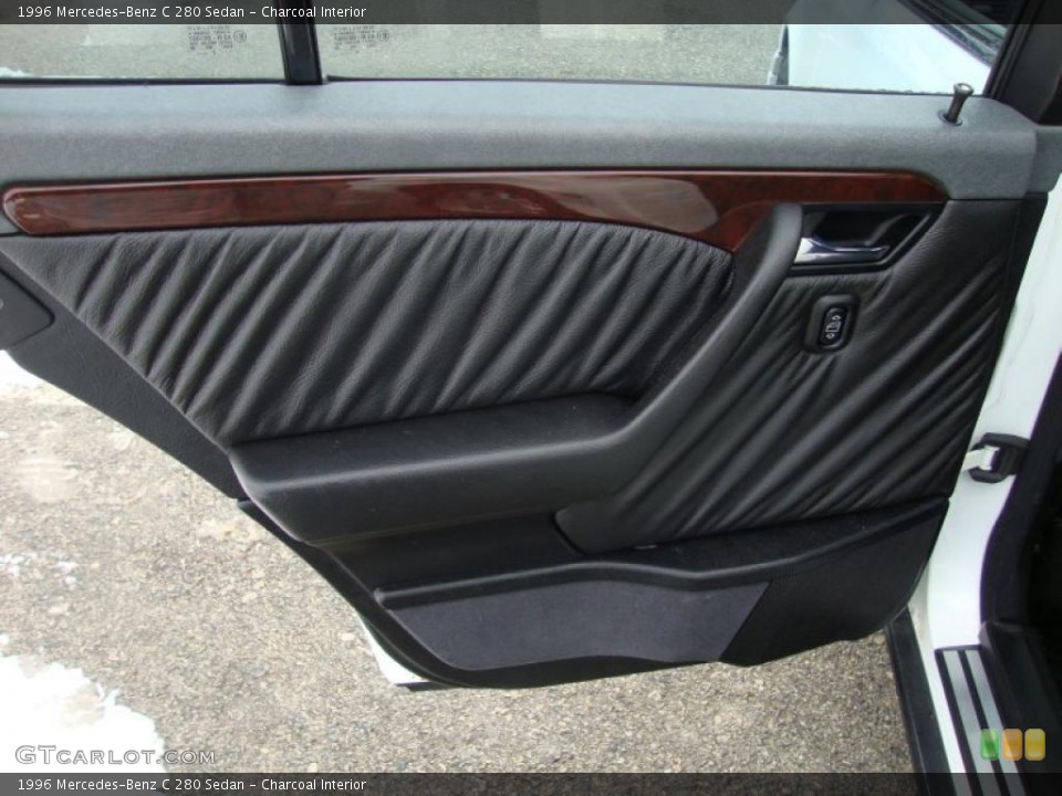 Charcoal Interior Door Panel for the 1996 Mercedes-Benz C 280 Sedan #44352122