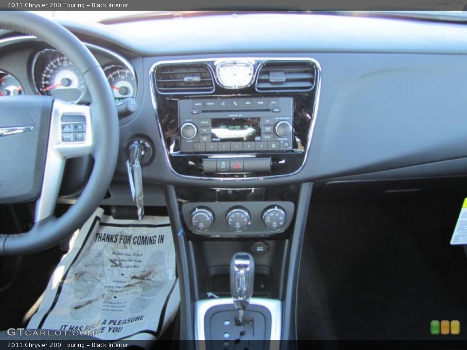 Black Interior Dashboard for the 2011 Chrysler 200 Touring #44354266