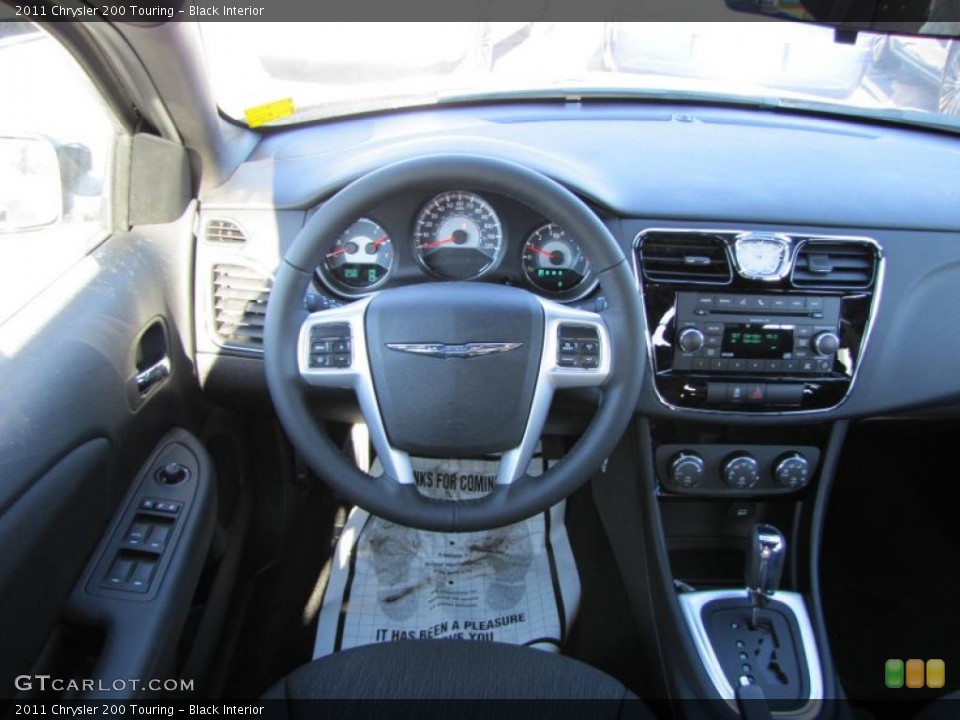 Black Interior Dashboard for the 2011 Chrysler 200 Touring #44354283