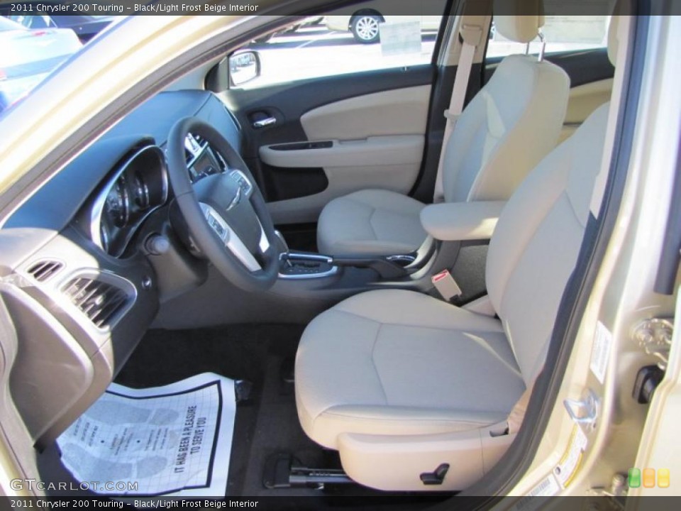 Black/Light Frost Beige Interior Photo for the 2011 Chrysler 200 Touring #44354450