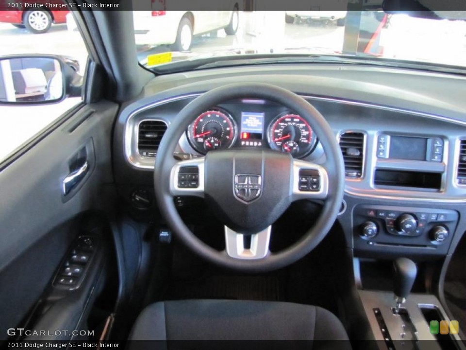 Black Interior Dashboard for the 2011 Dodge Charger SE #44356746