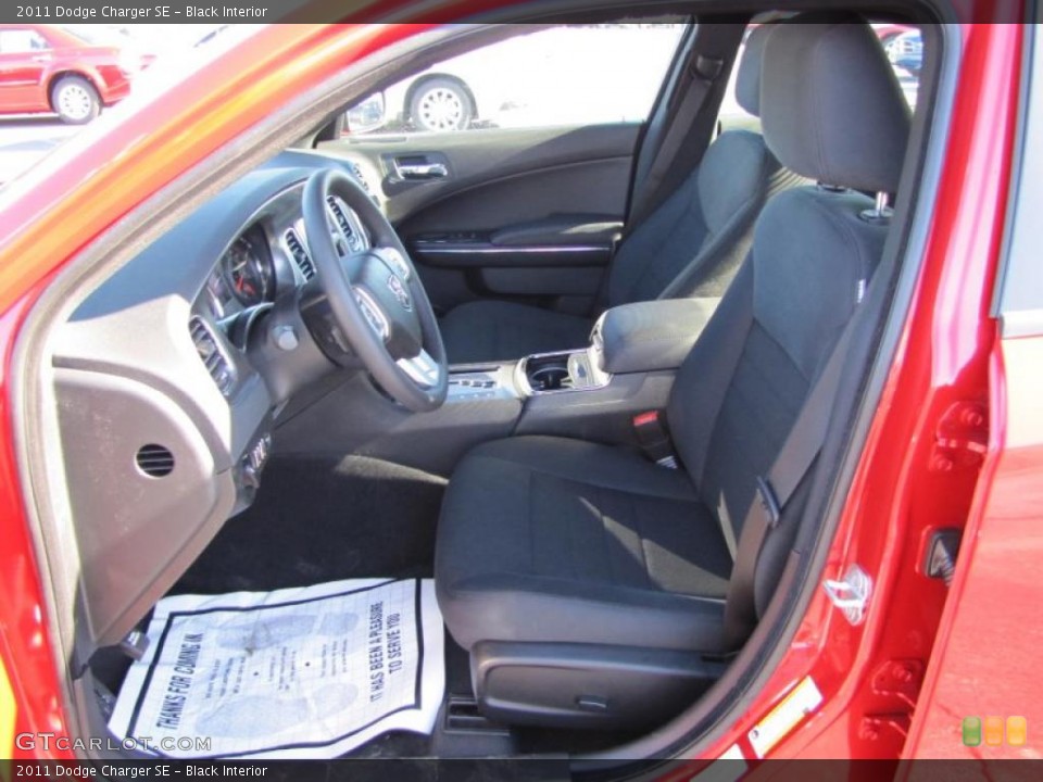 Black Interior Photo for the 2011 Dodge Charger SE #44356858