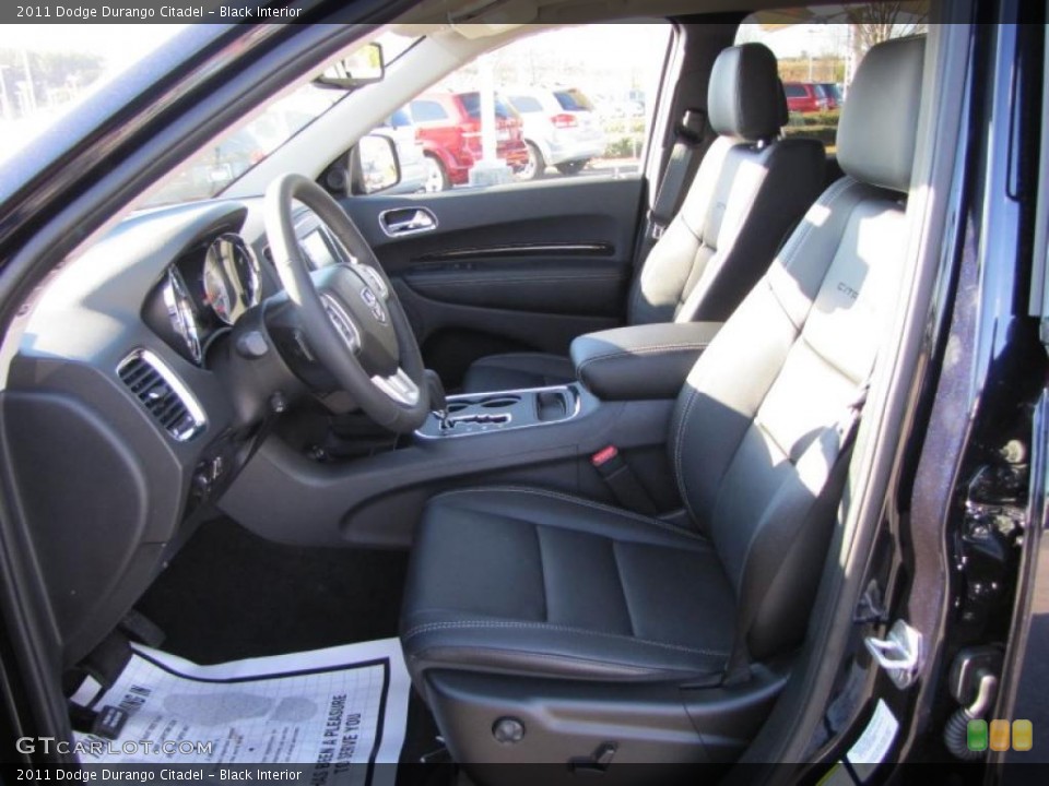 Black Interior Photo for the 2011 Dodge Durango Citadel #44358953