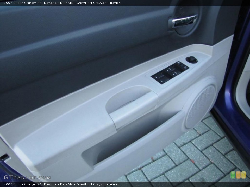 Dark Slate Gray/Light Graystone Interior Door Panel for the 2007 Dodge Charger R/T Daytona #44360721