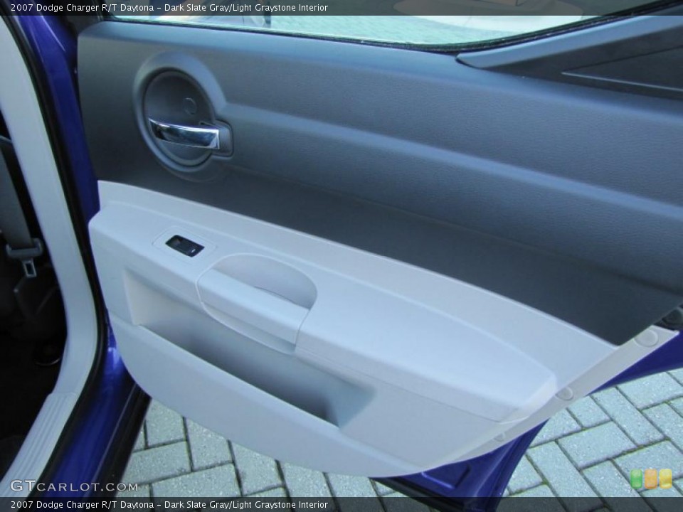 Dark Slate Gray/Light Graystone Interior Door Panel for the 2007 Dodge Charger R/T Daytona #44360801