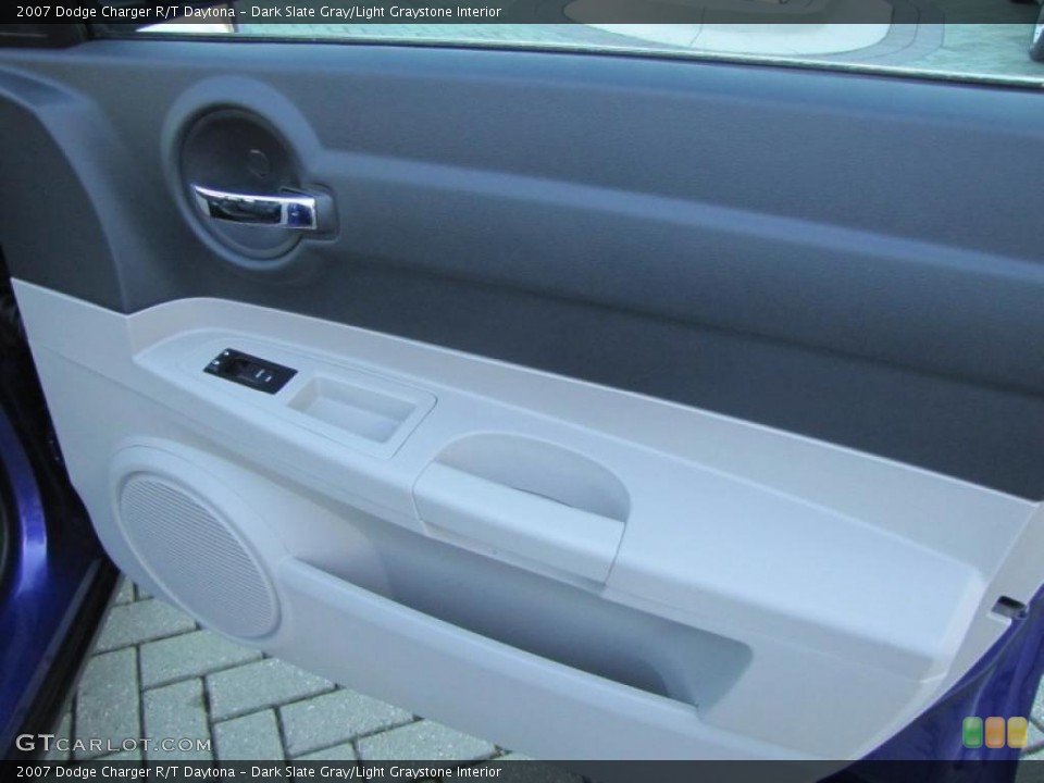 Dark Slate Gray/Light Graystone Interior Door Panel for the 2007 Dodge Charger R/T Daytona #44360824