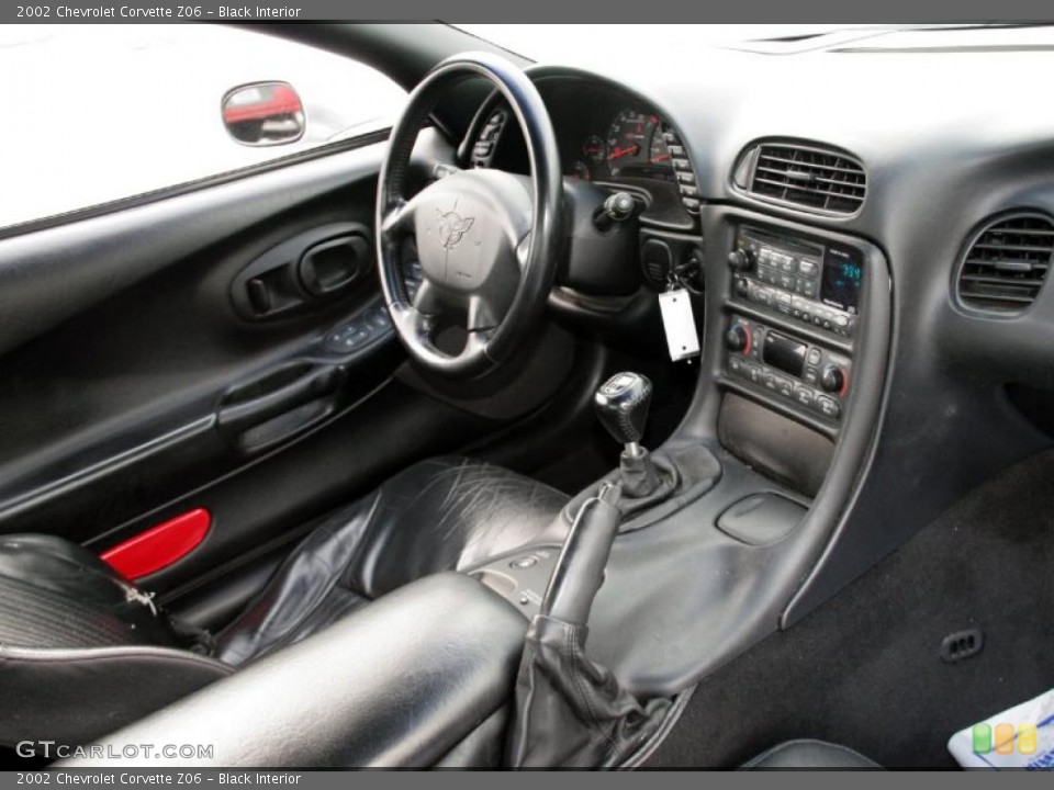 Black Interior Dashboard for the 2002 Chevrolet Corvette Z06 #44365722