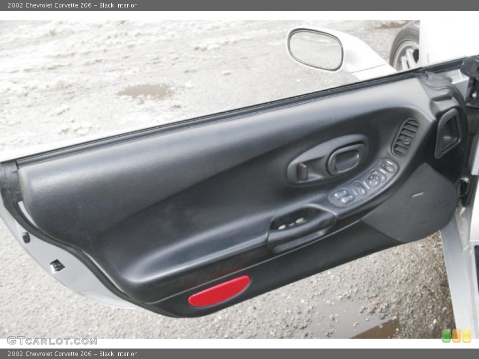 Black Interior Door Panel for the 2002 Chevrolet Corvette Z06 #44365798