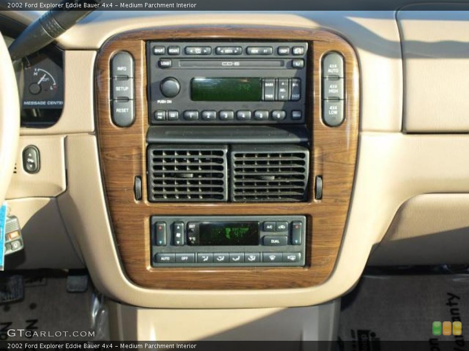 Medium Parchment Interior Controls for the 2002 Ford Explorer Eddie Bauer 4x4 #44366214