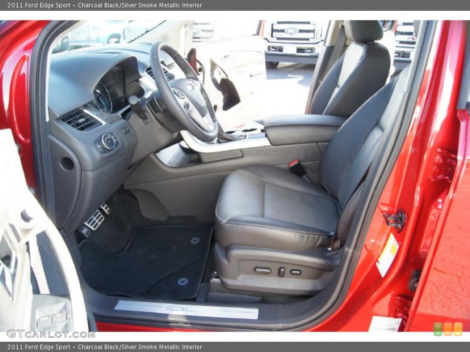Charcoal Black/Silver Smoke Metallic Interior Photo for the 2011 Ford Edge Sport #44369776