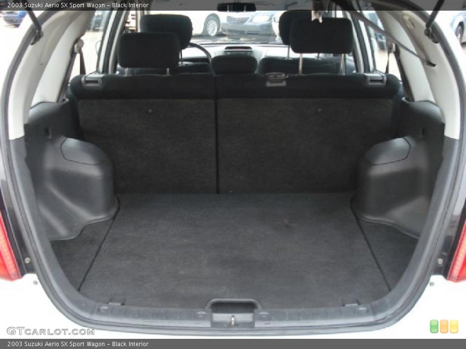 Black Interior Trunk for the 2003 Suzuki Aerio SX Sport Wagon #44385431